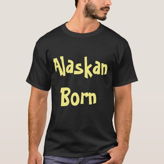 アラスカ生まれン Tシャツ (正面)