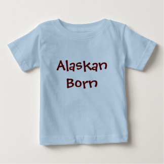 アラスカ生まれ人 ベビーTシャツ