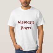 アラスカ生まれ Tシャツ (正面)