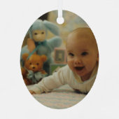 アラスカ男の赤ちゃんフューチャーパイロット誕生記録 メタルオーナメント (裏面)