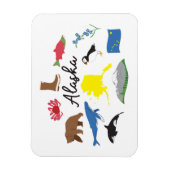 アラスカ磁石 マグネット (縦)