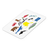 アラスカ磁石 マグネット (左側)