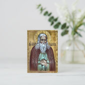 アラスカ祈りの言葉カードのセント・ハーマン プレイスカード (スタンド正面)