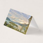 アラスカ空白のの折り畳みノートカード (裏面)