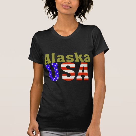 アラスカ米国! Tシャツ (正面)