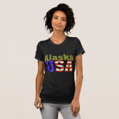 アラスカ米国! Tシャツ (正面フル)