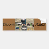 アラスカ素晴らしのアウトドア バンパーステッカー (正面)