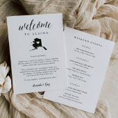 アラスカ結婚のウェルカムレター&旅程