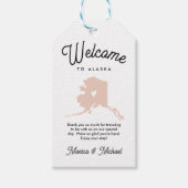 アラスカ結婚の色へようこそ ギフトタグ (正面)