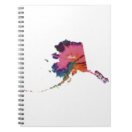 アラスカ絞り染めプリント ノートブック