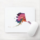 アラスカ絞り染めプリント マウスパッド (マウス)