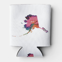 アラスカ絞り染めプリント 缶クーラー