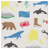 アラスカ織物 ファブリック (クローズアップ)