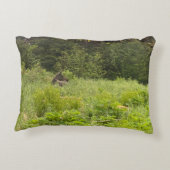 アラスカ自然ハイキング枕 アクセントクッション (裏面)