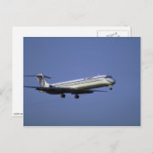 アラスカ航空MD-80 ポストカード (正面/裏面)