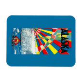 アラスカ航路のポスター マグネット (横)