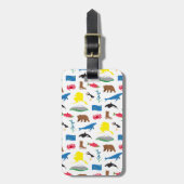 アラスカ荷物タグ ラゲッジタグ (正面縦)