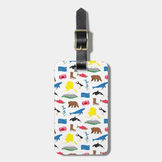 アラスカ荷物タグ ラゲッジタグ (正面縦)