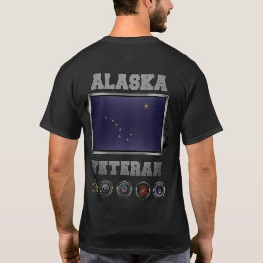 アラスカ退役軍人Tシャツ Tシャツ (裏面)
