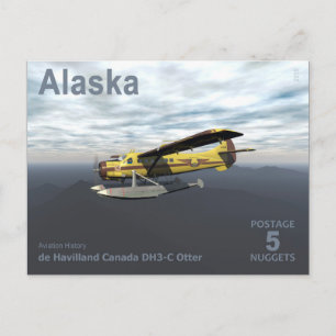 アラスカ送料 – de Havilland DH3-C Otter ポストカード