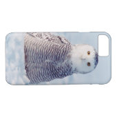 アラスカ野生生物北極雪型フクロウケース Case-Mate iPhoneケース (裏面(横))