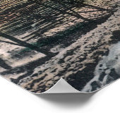 アラスカ金ゴールド鉱山運転水門 ポスター (角)