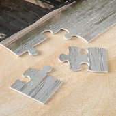 アラスカ鉄道の機関車と橋 ジグソーパズル (側面)