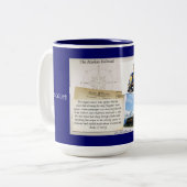 アラスカ鉄道マグ ツートーンマグカップ (正面左)