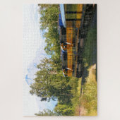 アラスカ鉄道機関車・山 ジグソーパズル (縦)