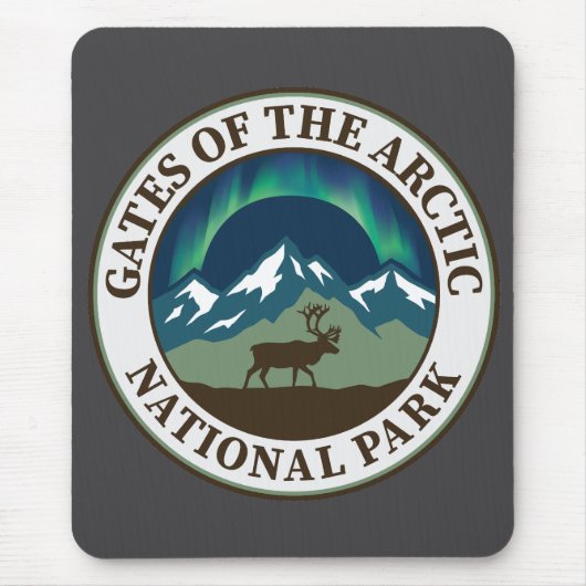 アラスカ門型国家公園 マウスパッド (正面)