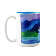 アラスカ雪だるまツートーン15ozコーヒーマグ