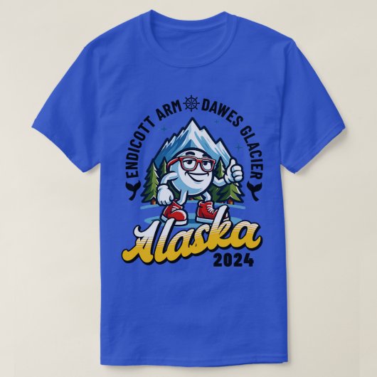 アラスカ雪の男の子Tシャツ Tシャツ (デザイン正面)
