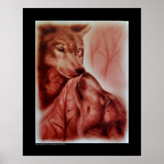 アラスカ雪オオカミ ポスター