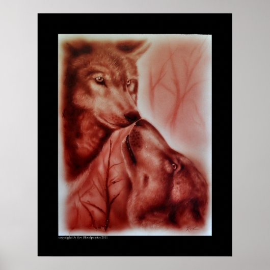 アラスカ雪オオカミ ポスター (正面)