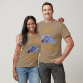 アラスカ領土花青ForgetMeNot Wildflowe Tシャツ (ユニセックス)