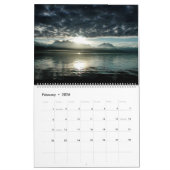 アラスカ風景暦 カレンダー (2月 2026)