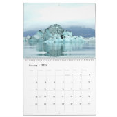 アラスカ風景暦 カレンダー (1月 2026)