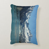 アラスカ食べ物を与え氷河水域 アクセントクッション (裏面(縦))