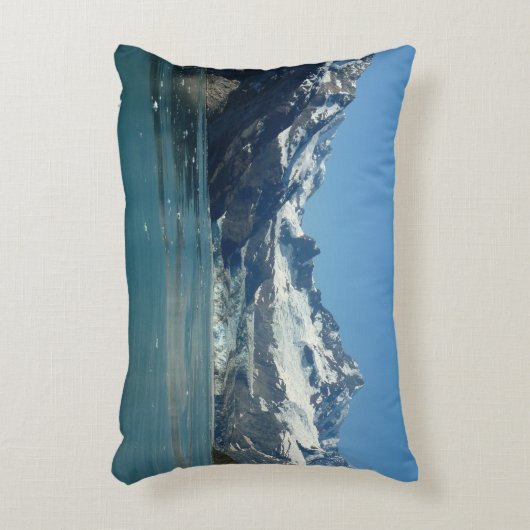 アラスカ食べ物を与え氷河水域 アクセントクッション (正面(垂直))