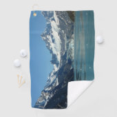 アラスカ食べ物を与え氷河水域 ゴルフタオル (インサイチュ)