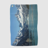 アラスカ食べ物を与え氷河水域 ゴルフタオル (正面)