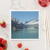 アラスカ食べ物を与え氷河水域 スタンダードランチョンナプキン (インサイチュ)