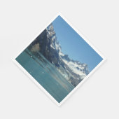 アラスカ食べ物を与え氷河水域 スタンダードランチョンナプキン (角)