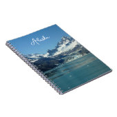 アラスカ食べ物を与え氷河水域 ノートブック (右側)