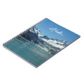 アラスカ食べ物を与え氷河水域 ノートブック (左側)