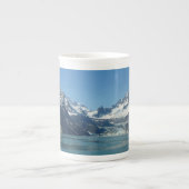 アラスカ食べ物を与え氷河水域 ボーンチャイナマグカップ (正面)