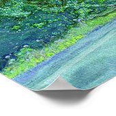 アラスカ高速道路伐採トラック輸送アートポスター ポスター (角)