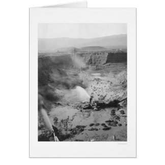 アラスカ1912年を採鉱する油圧金ゴールド