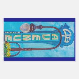 アラスカ4th Ave.マーキーステッカー 長方形シール