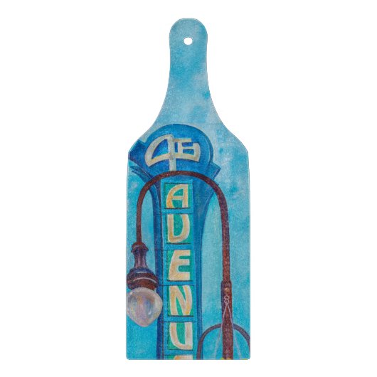 アラスカ4th Ave.マーキー切断ボード カッティングボード (正面)